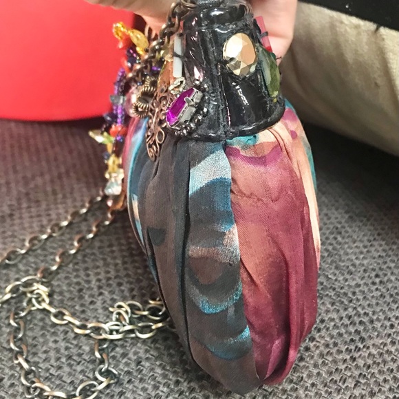 Mary Frances one of a kind embellished mini bag - Picture 12 of 14